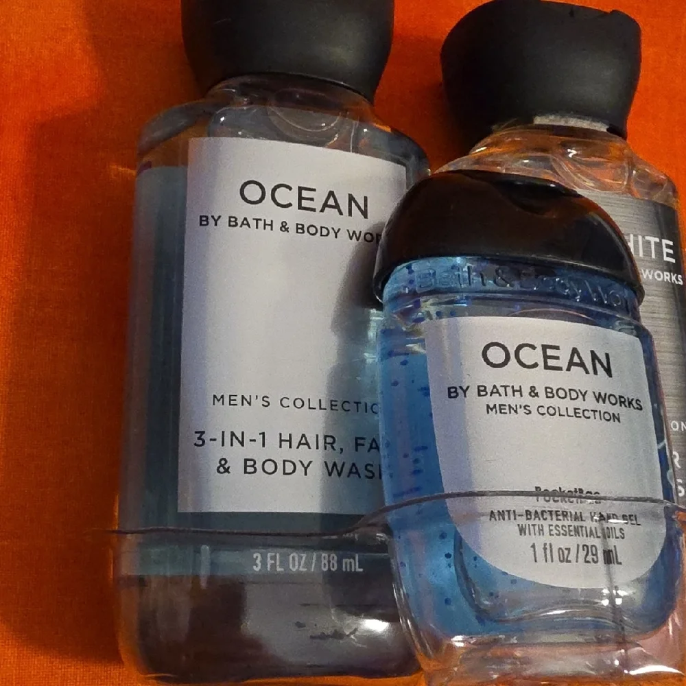 Bath & Body Works Ocean and Graphite Gift Set New